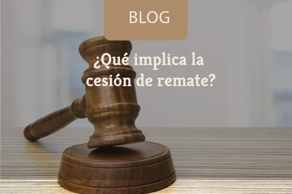 cesion de remate