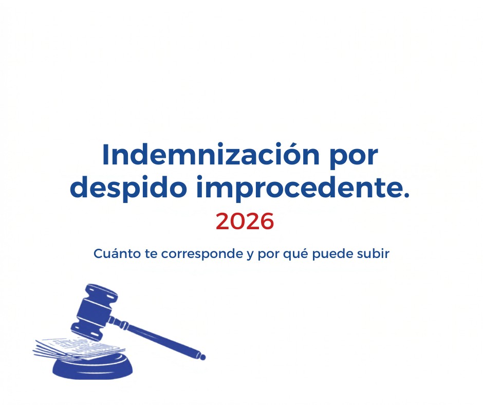 indemnización despido improcedente 2026 - Santamaría Baeza Abogados Alicante