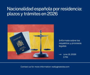 nacionalidad española por residencia - Santamaría Baeza Abogados Alicante