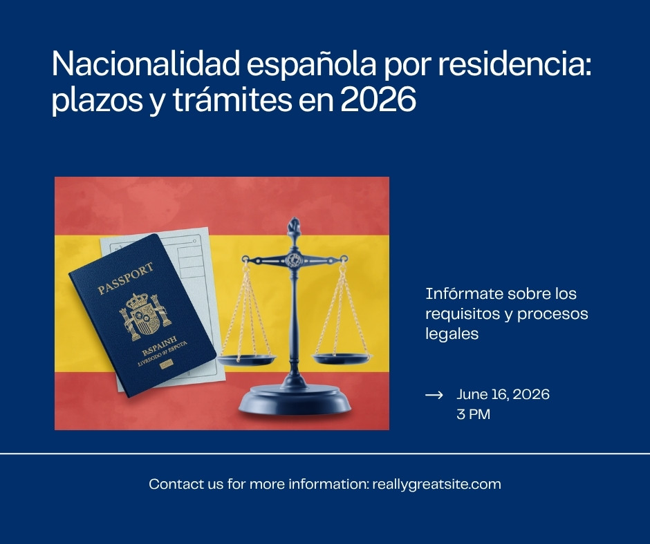 nacionalidad española por residencia - Santamaría Baeza Abogados Alicante