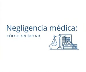 reclamar negligencia médica - Santamaría Baeza Abogados Alicante