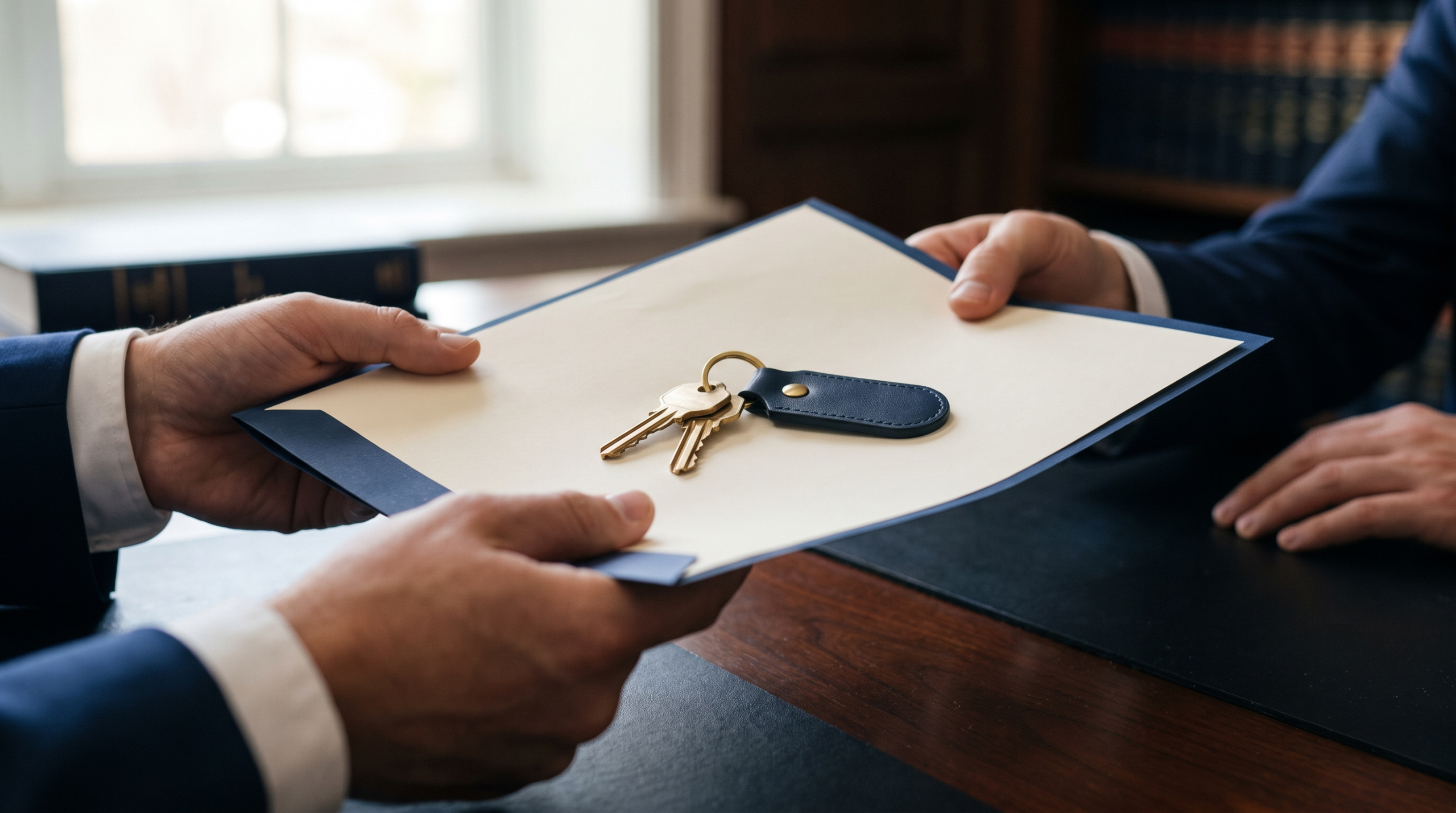 Requisitos del Código de Buenas Prácticas: llaves de vivienda sobre un contrato de dación en pago